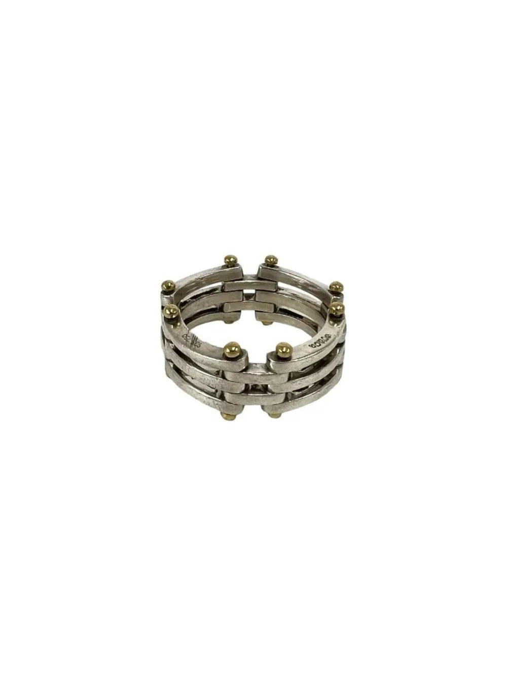 Tiffany & Co Vintage Gate Ring 925 Sterling Silver Accessory